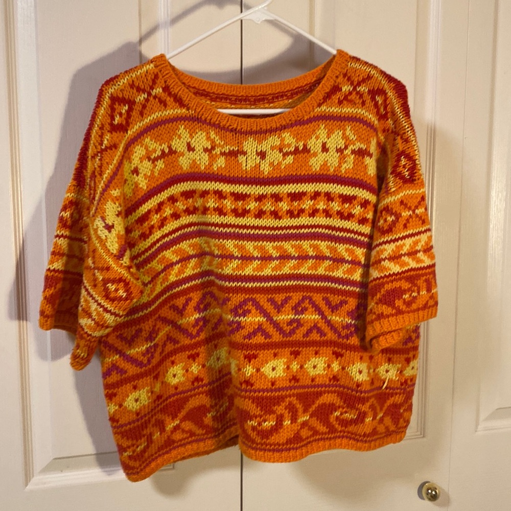 Orange sweater!